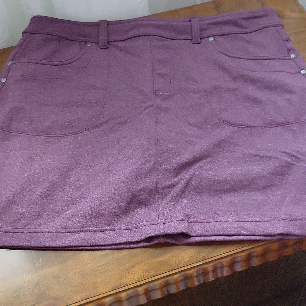 Purple Mini Skirt